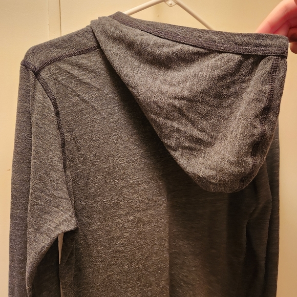 3 for $15 / Grey Hooded Long-Sleeve - Picture 6 of 9